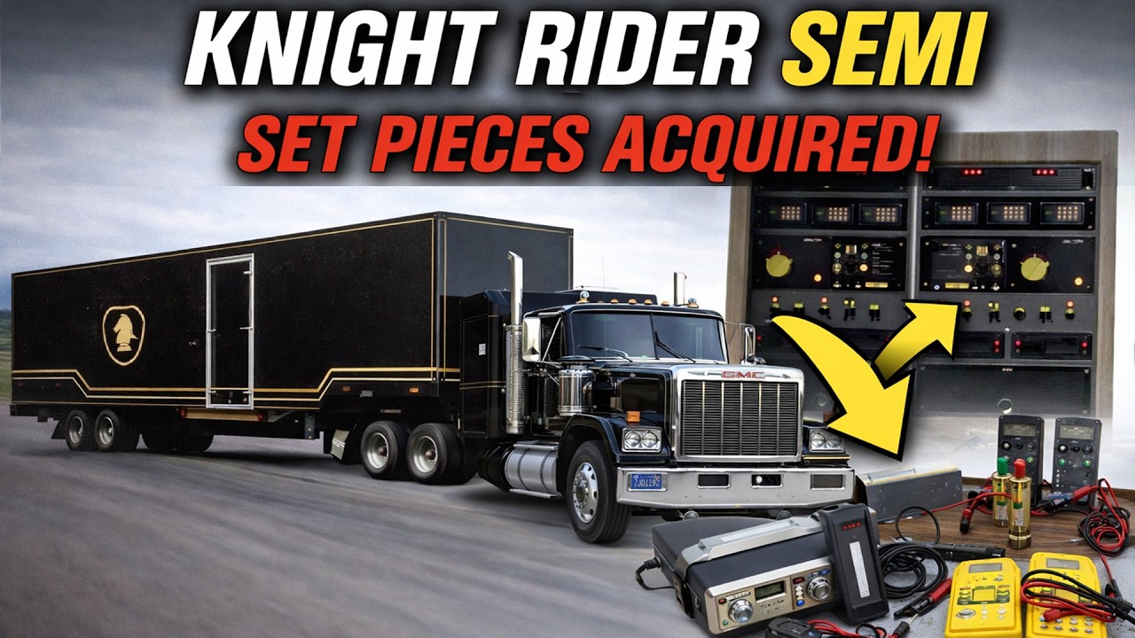 Knight Rider Semi - Boomerang Work Continues, Plus Lounge Sofa & New Set Dressing Pieces Acquired!