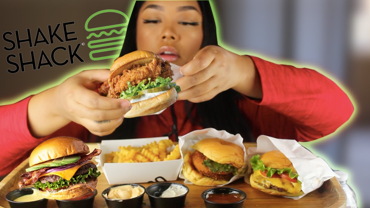 SHAKE SHACK MUKBANG | INSANE MENU ITEMS