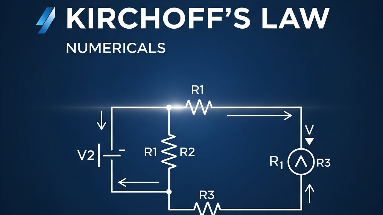 Imp numerical from the kirchoffs law class 12 neb 