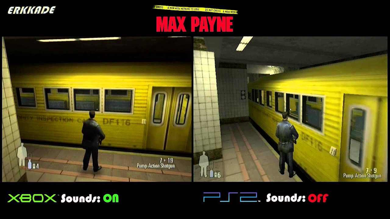 Comparison - Max Payne Xbox vs PS2
