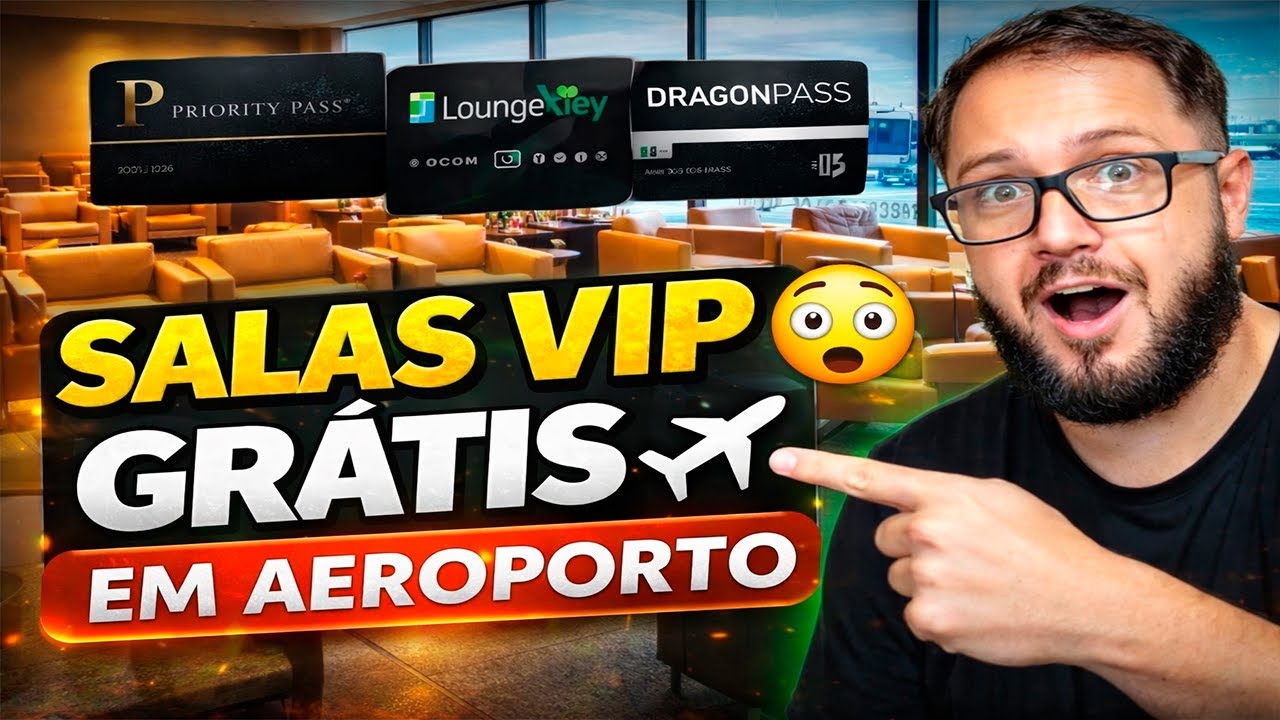🛫 Esses Cartões Te Colocam em SALAS VIP de GRAÇA (Atualizado 2026)