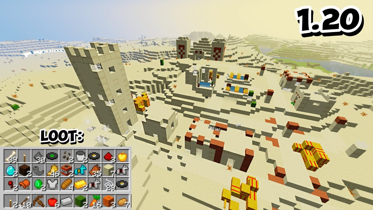 BEST SURVIVAL VILLAGE SEED (A LOT OF LOOT) MINECRAFT 1.20