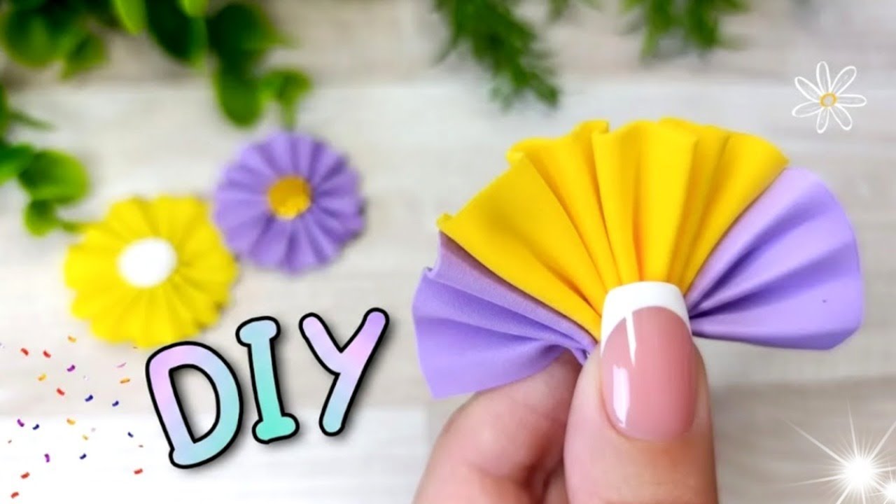 💥Easy Flowers 🌺Craft Ideas🌺Amazing Flowers Making With Foam🌺Tutorial