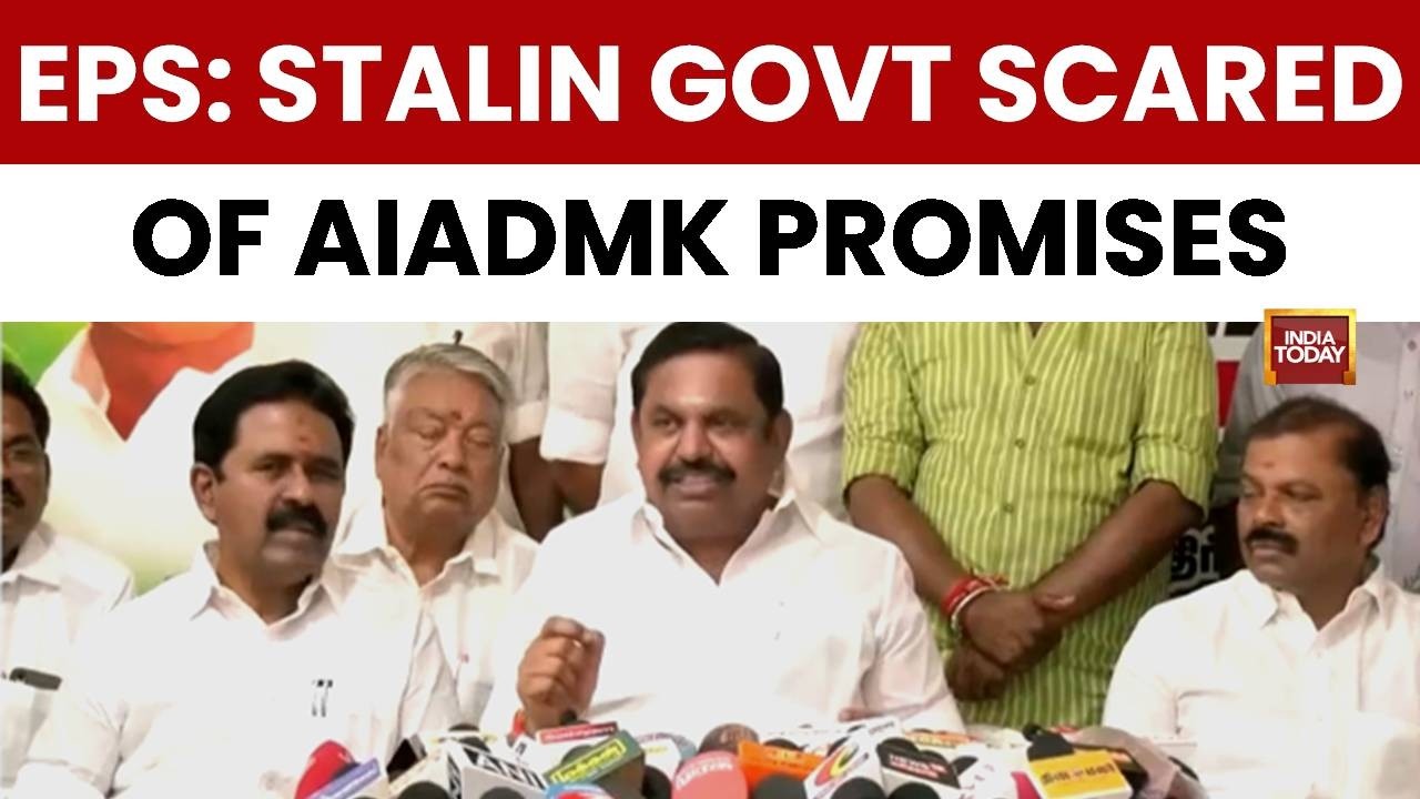 AIADMK Slams DMK Over ₹5000 Cash Aid For Women Ahead Of 2026 Tamil Nadu Polls | India Today