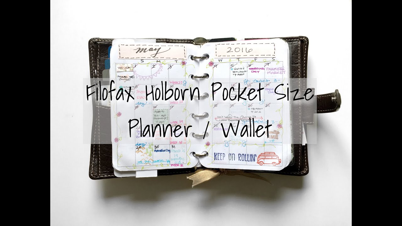 Filofax Holborn Pocket Size as a Planner and Wallet