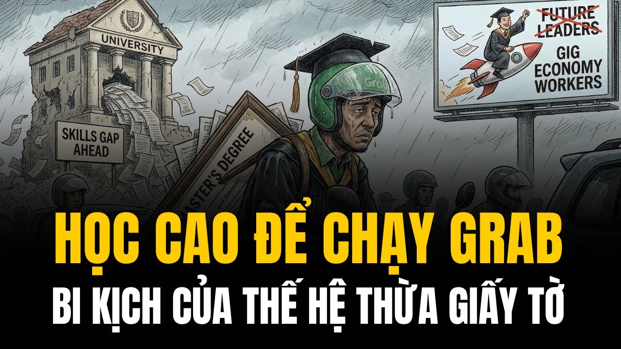 Đại Học, Thạc Sĩ CHẠY GRAB: Bi Kịch Của Thế Hệ 