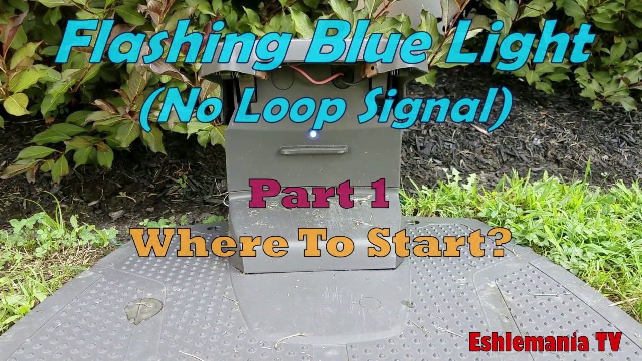 Automower Answers: NO LOOP Signal (Flashing Blue Light)