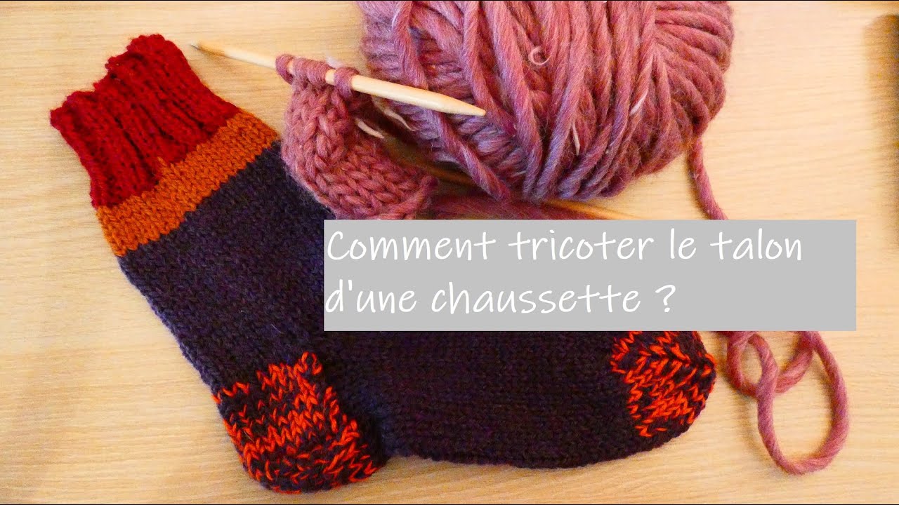 🧦Comment tricoter le talon d'une chaussette [méthode ancienne]