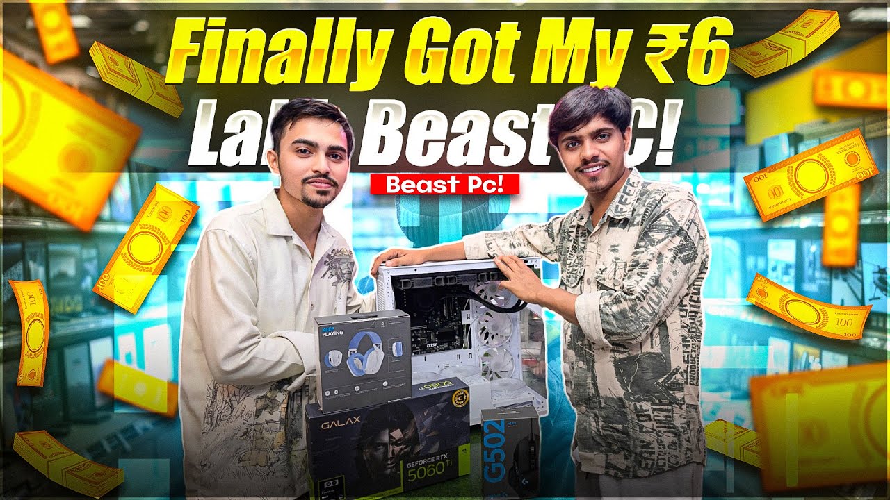 5 lakh setup gaming tour💵 //abb hoga free fire me asli game play