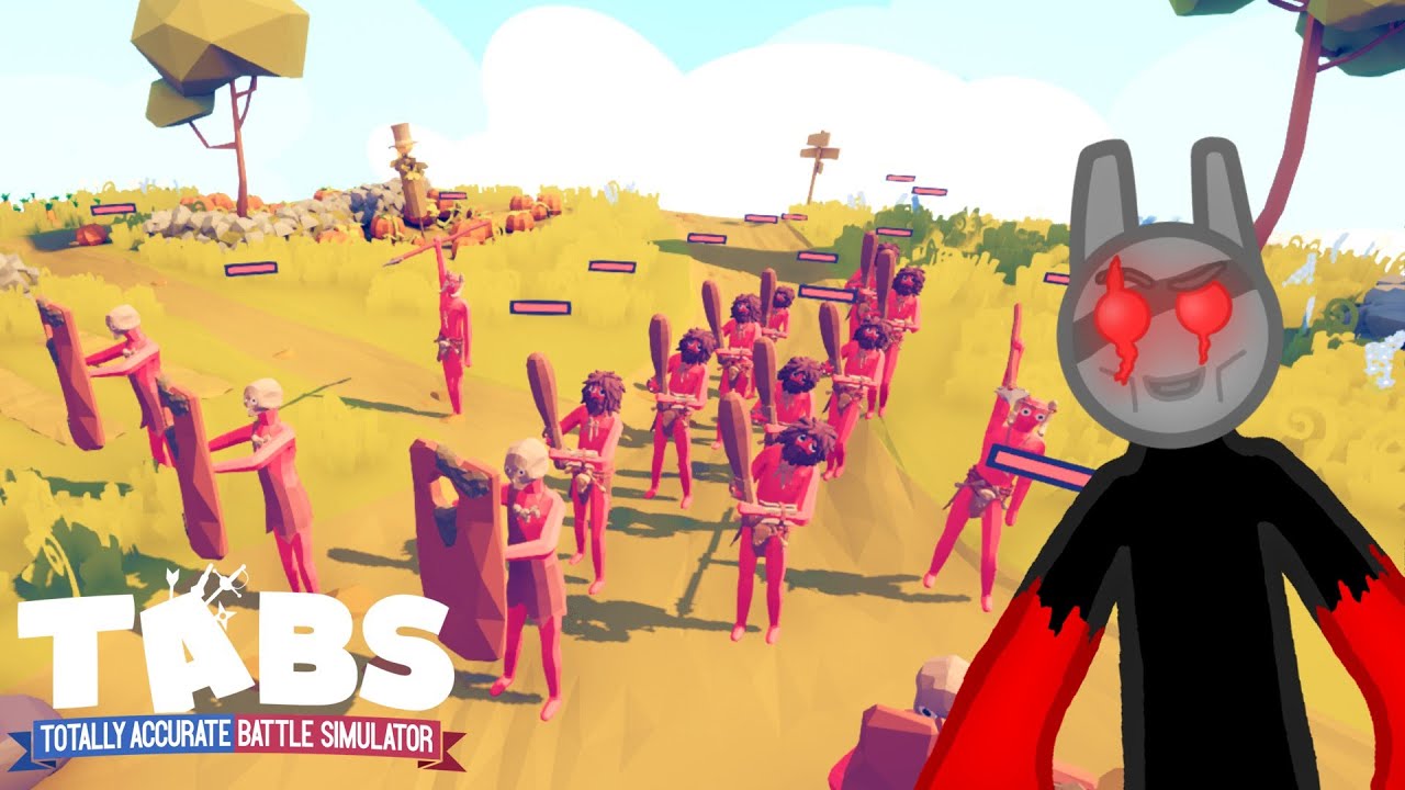 Создал непобедимую армию дикарей  // Totally Accurate Battle Simulator