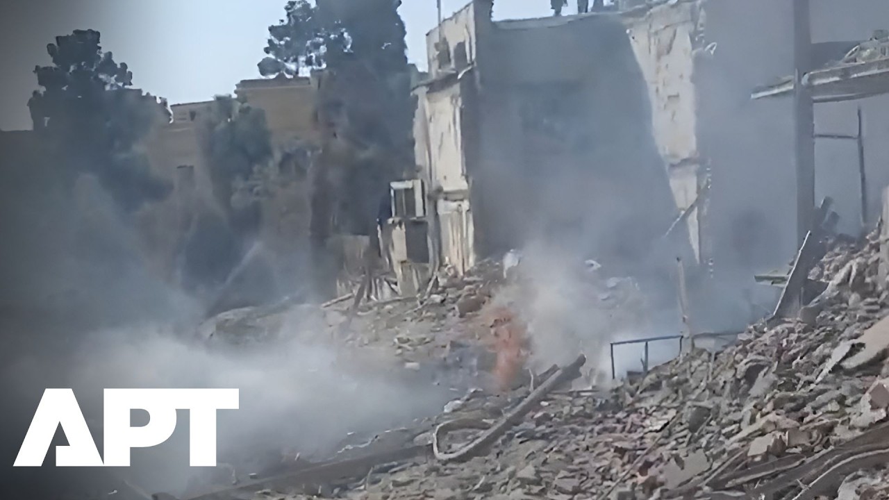 СМОТРИТЕ | Кратер в Тегеране: визуальные последствия американо-израильского удара | APT