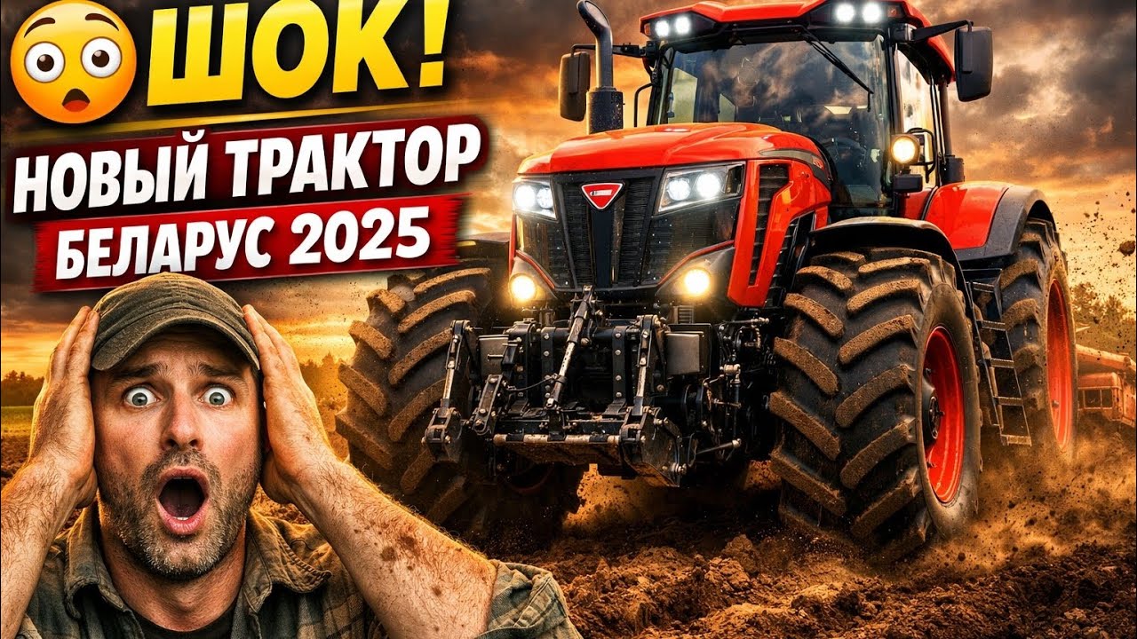 😳 ШОК! Новый трактор БЕЛАРУС 2025 удивил весь мир