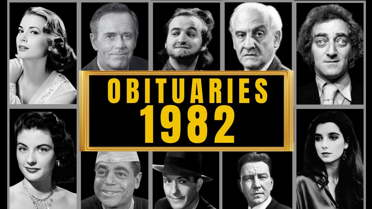 Famous Hollywood Celebrities We've Lost in 1982 - Obituary in 1982 - EP1
