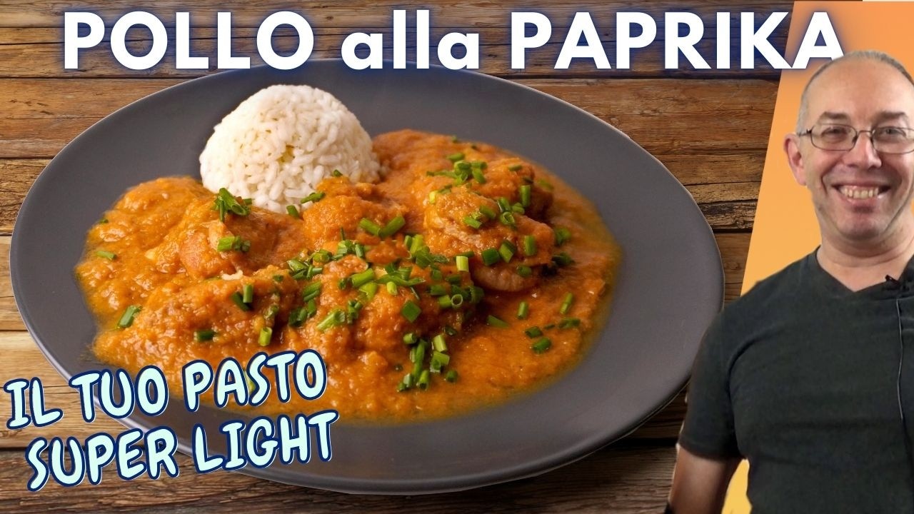 Pollo alla paprika con salsa super cremosa senza grassi