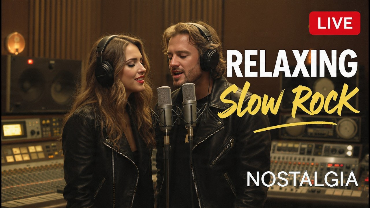 ❤️ 24/7 Slow Rock Healing Live – Emotional Rock Songs for Lonely Hearts