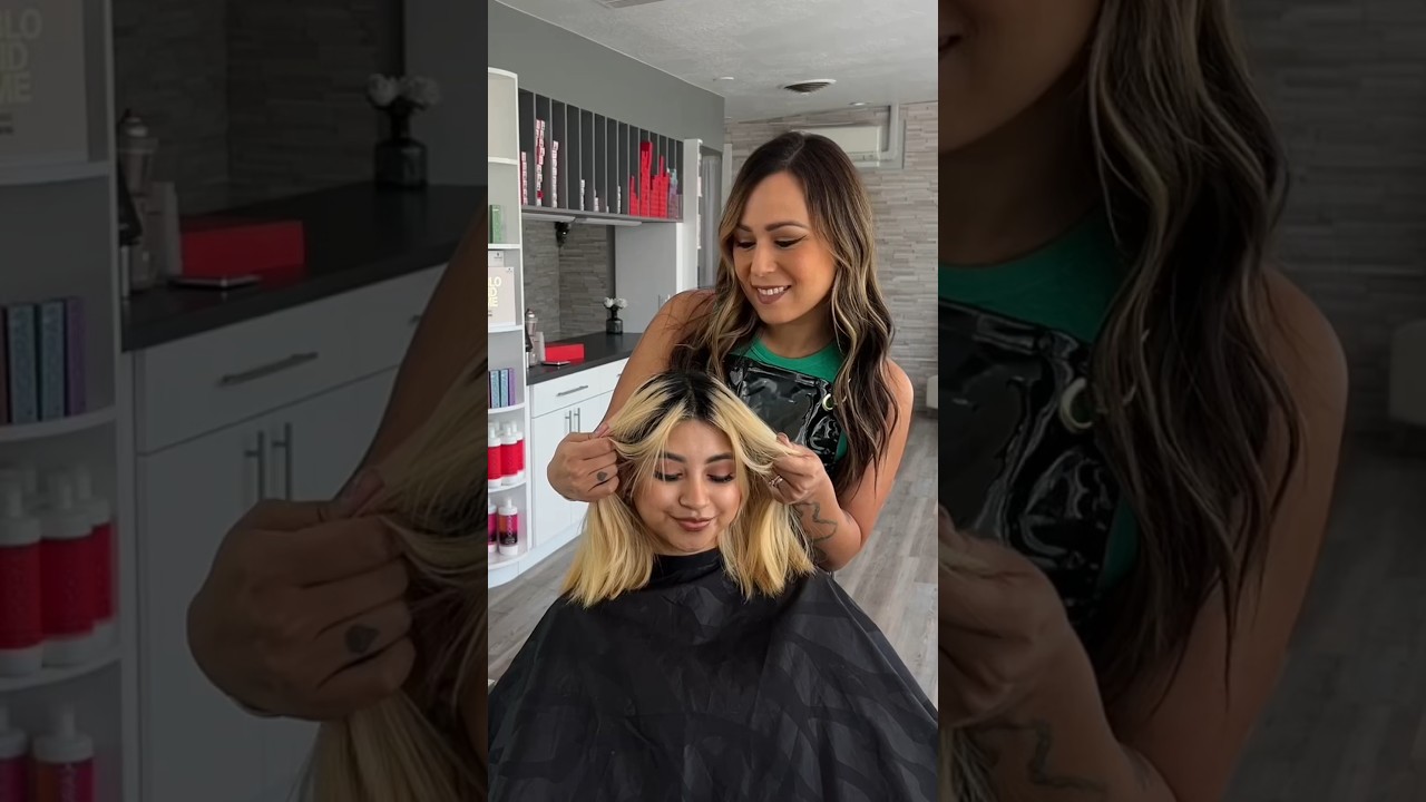 🧡AMAZING🧡Blonde to Copper Hair✨ #hair #shorts #viral #trending #satisfying #blendedhair