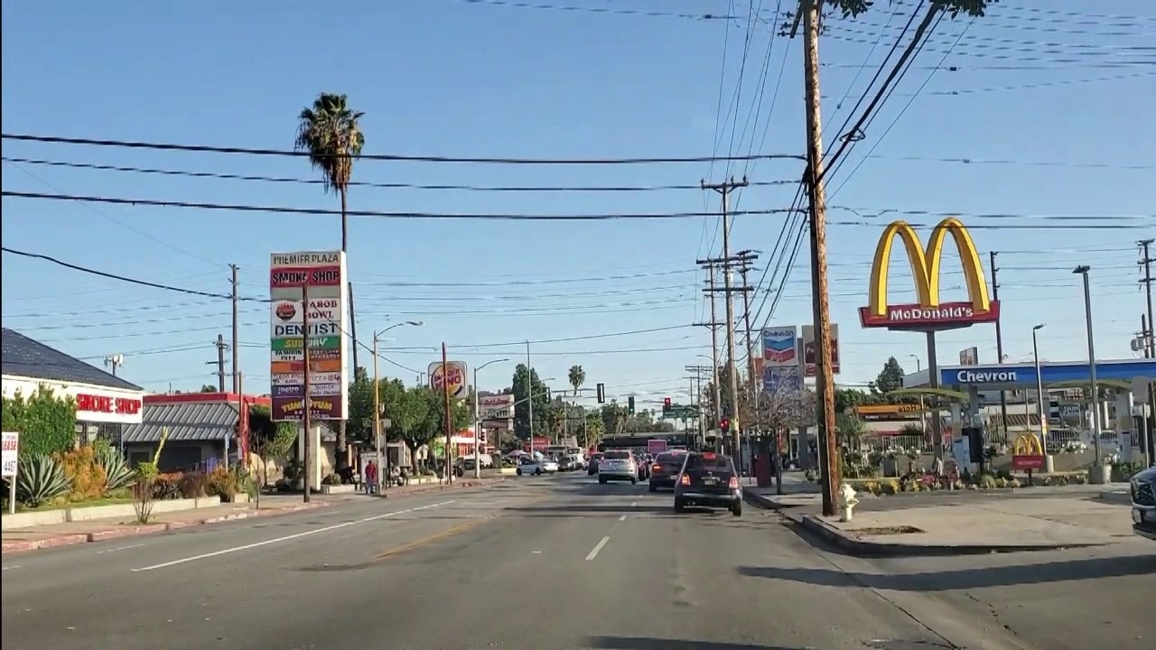 Los Feliz Boulevard y San Fernando Road Los Angeles California USA