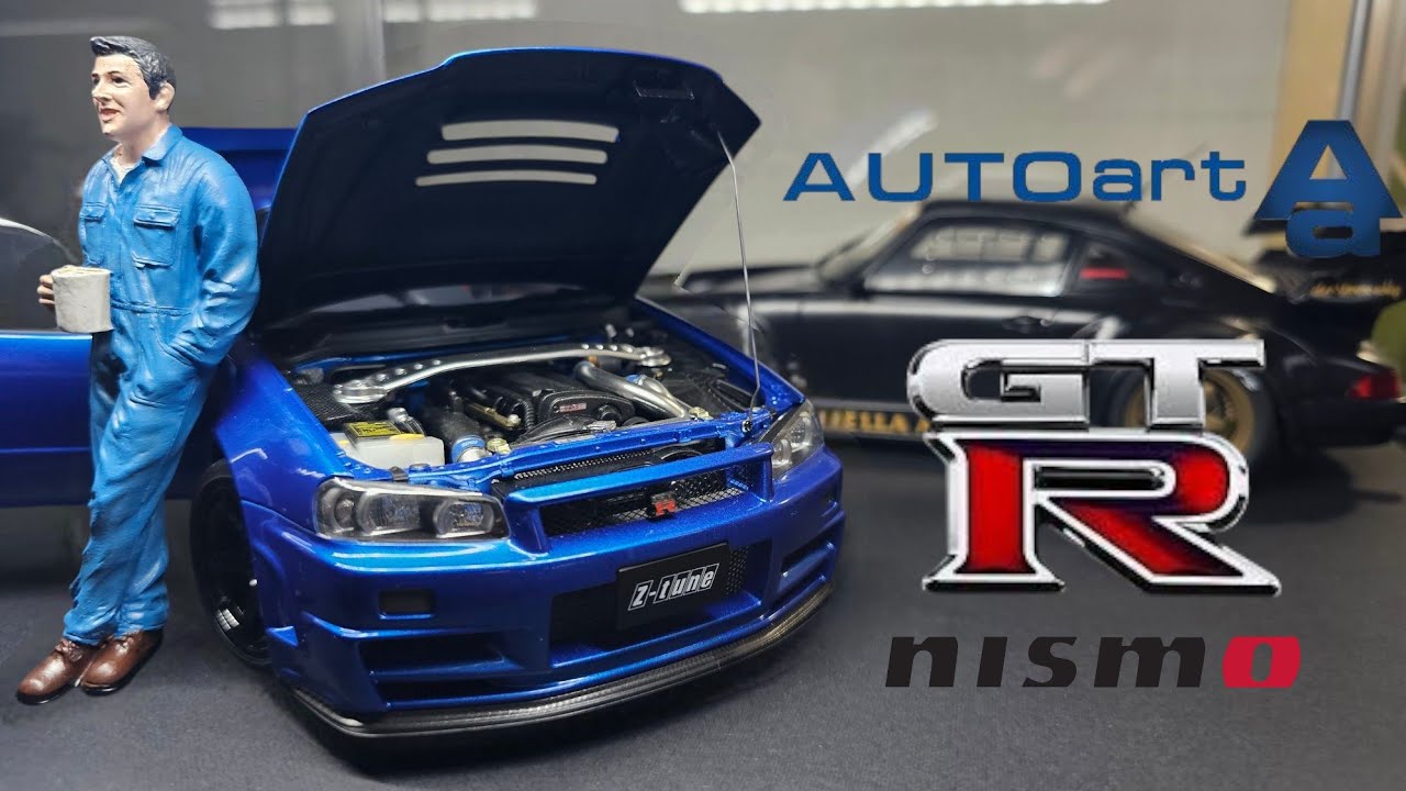 Autoart Diecast 1/18 Scale Nissan Skyline Nismo  R34 GT-R  Z-Tune Unboxing