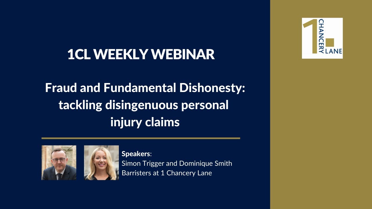 Fraud and Fundamental Dishonesty: tackling disingenuous personal injury claims