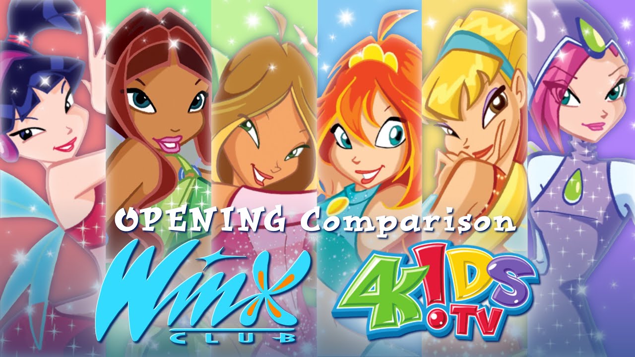 Winx Club | All 4KIDS OPENINGS! (Full Comparison of Video & Audio)