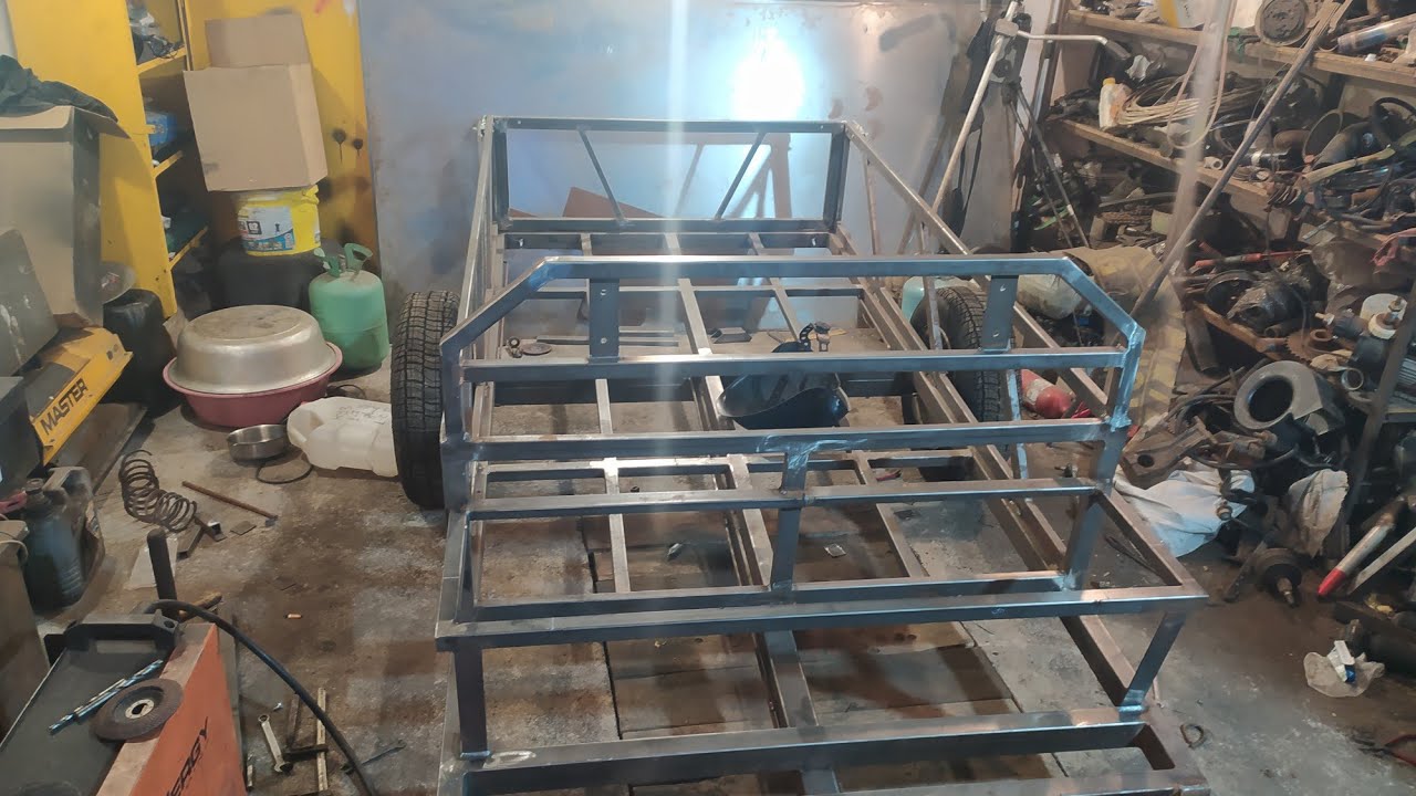 Причіп до мотоблока своїми руками. Частина 1