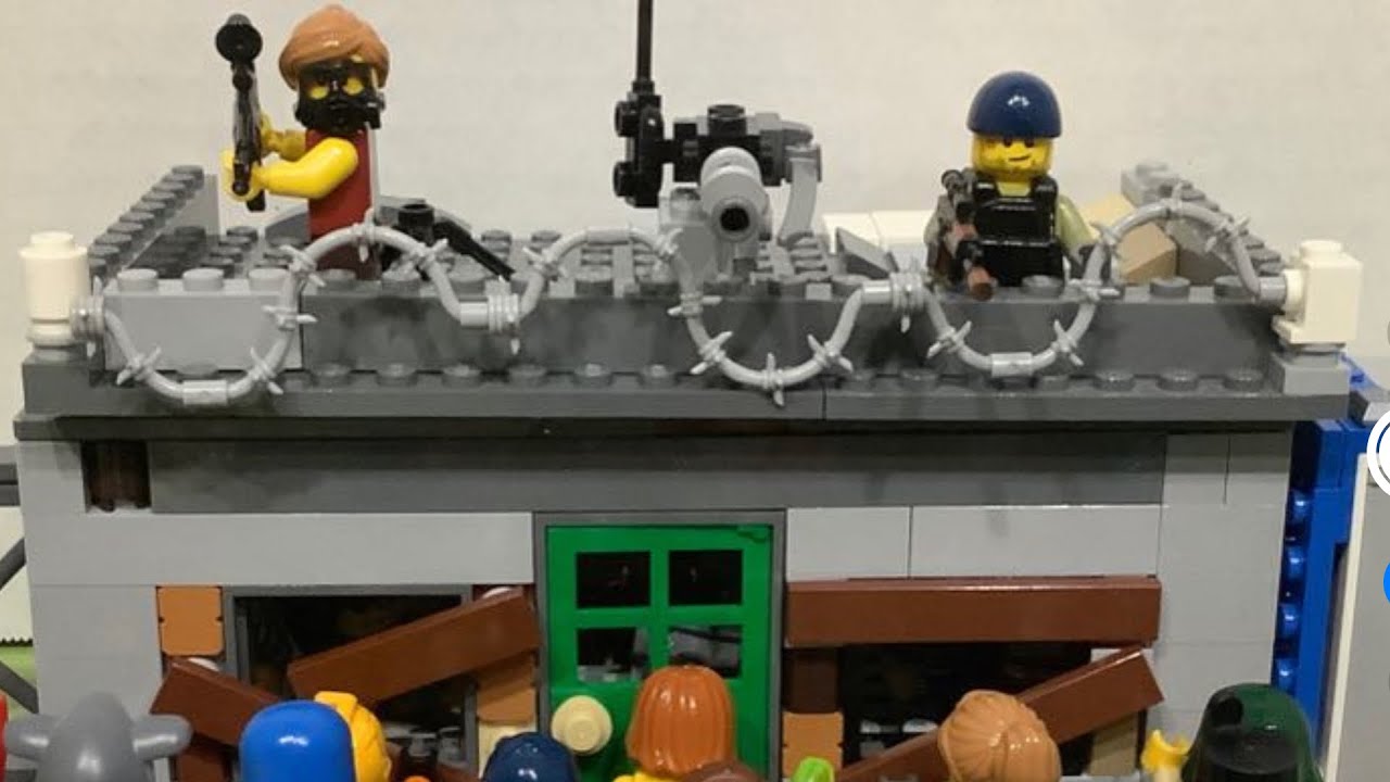 Zombie defense (lego stopmotion)