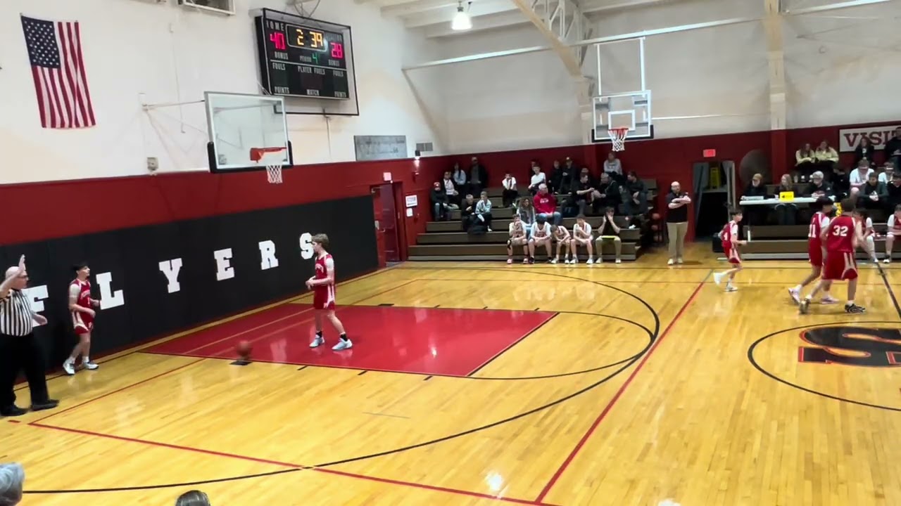 1/17/26 4th quarter 8th grade basketball vs. Plymouth WIN! 44-35