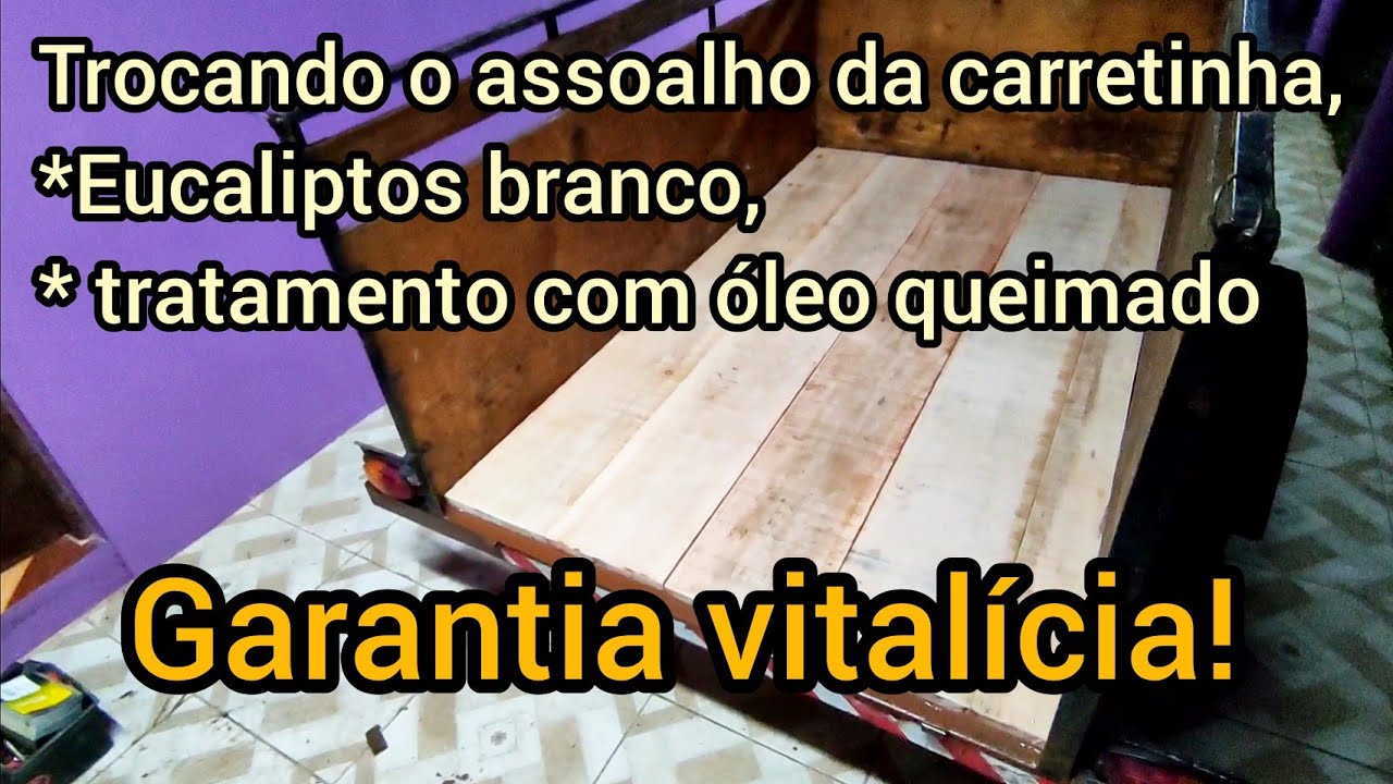 Reforma assoalho carretinha/reboque