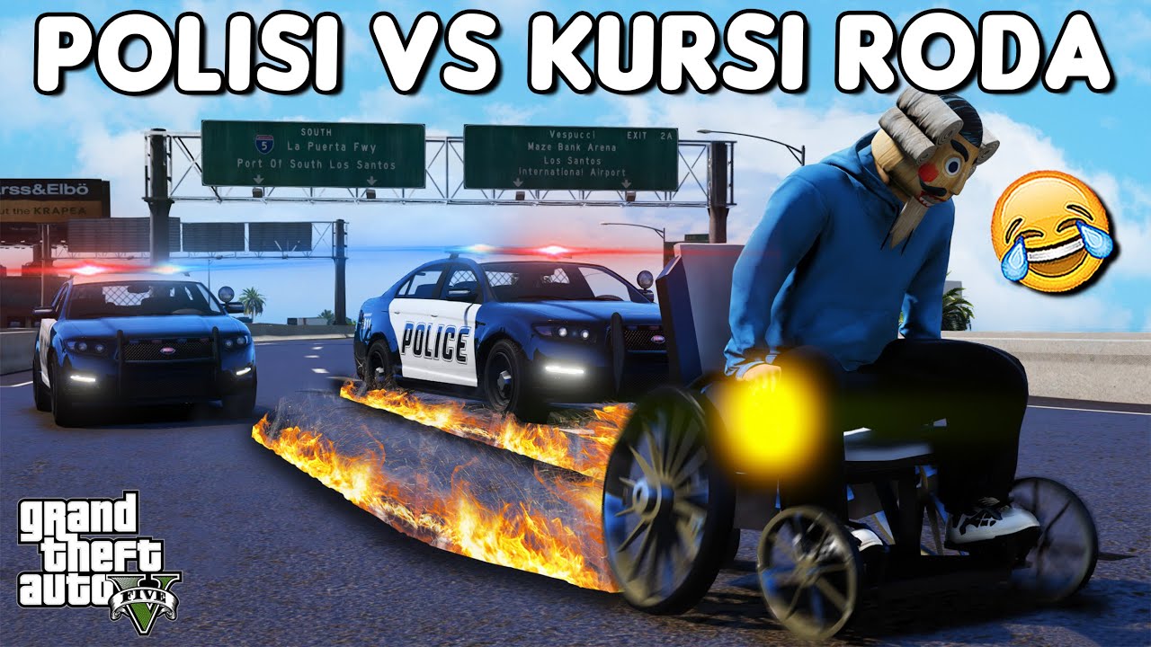 POLISI VS KURSI RODA KEMATIAN - GTA 5 ROLEPLAY