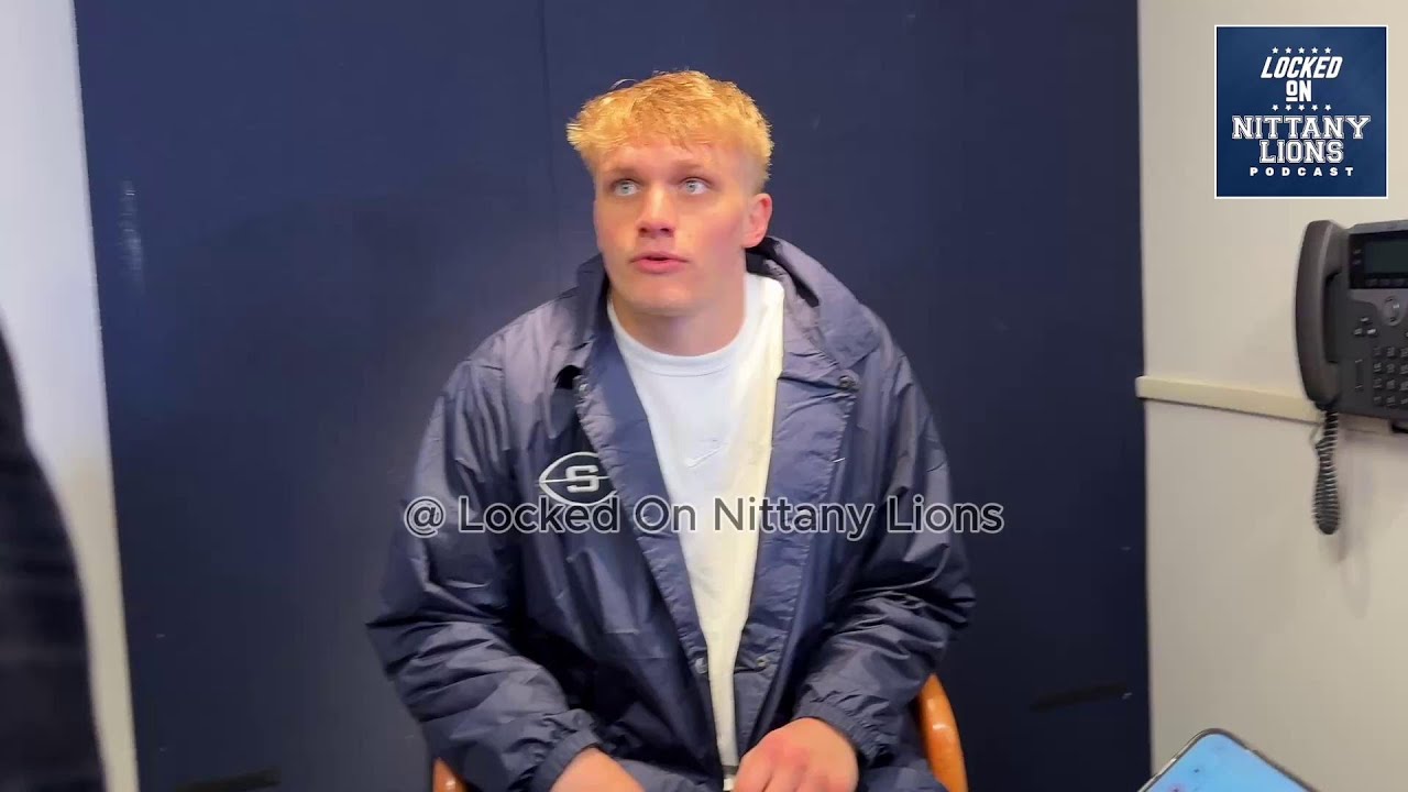 Penn State RB Carson Hansen talks spring camp, strong depth in running back room