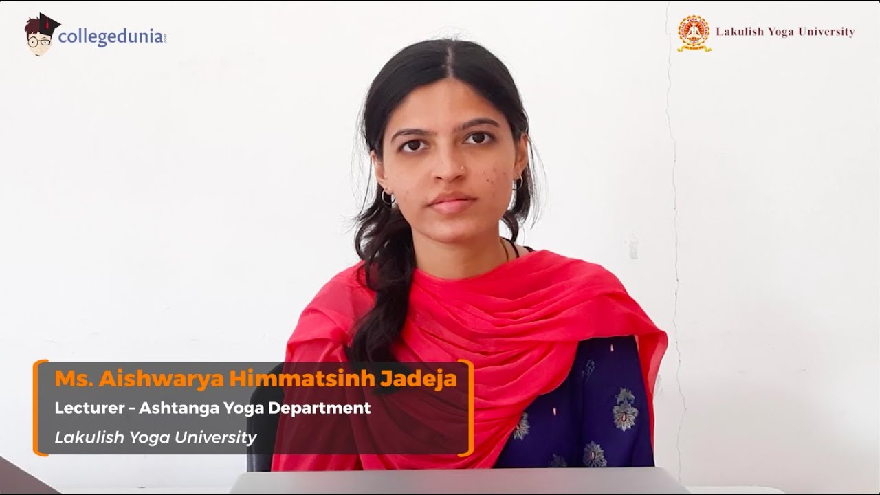 Ms. Aishwarya Himmatsinh Jadeja | Lecturer – Ashtanga Yoga Department | Lakulish Yoga University