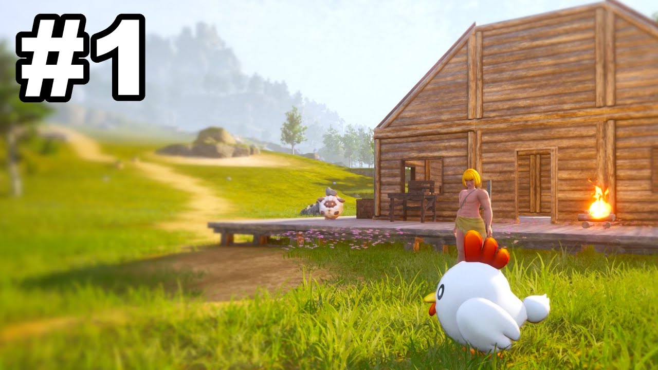 Catching Pals and building a base - Palworld Gameplay Part 1