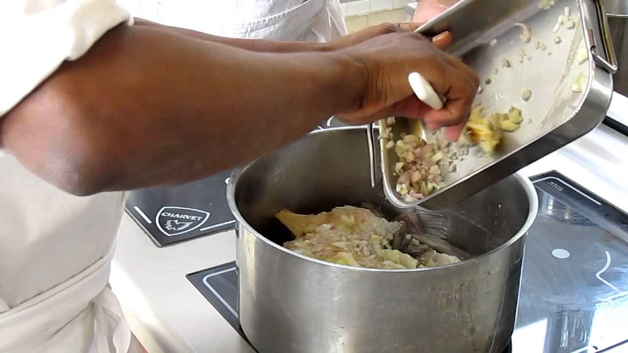 Cours de cuisine: Le fumet de poisson,la glace de poisson