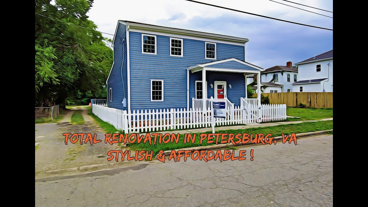 Stylish 3 BDRM  Renovated Home in  Petersburg, VA for Sale  +$254,999+