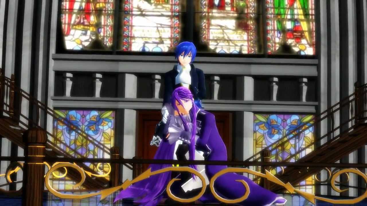 [MMD] Kamui Gakupo & KAITO - Kiss Me Aishiteru