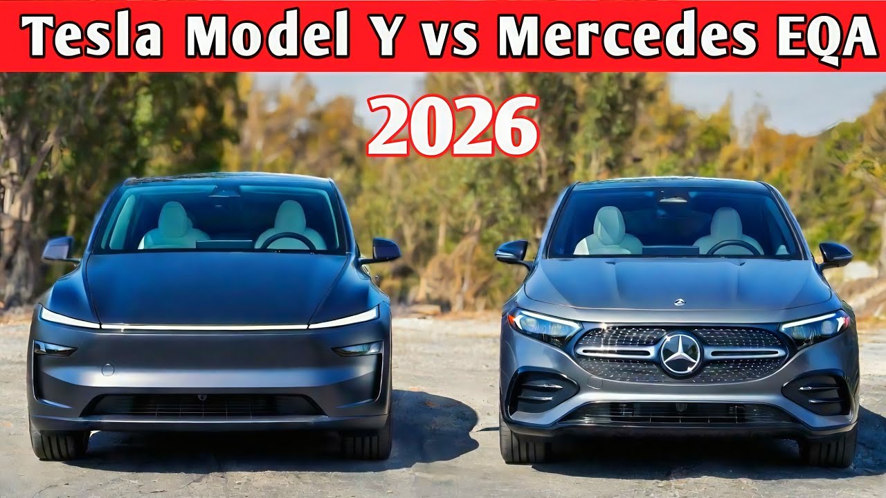 Tesla Model Y против Mercedes-Benz EQA — какой электромобиль лучше в 2026 году?