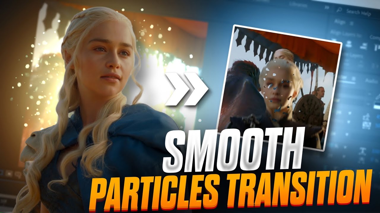 Smooth Particles Transition Tutorial | After Effects #transitiontutorial 