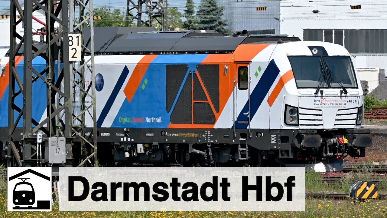 Mischmasch in Darmstadt: RB, RE, IC, ICE, Güterzüge, Vectron Dual Mode