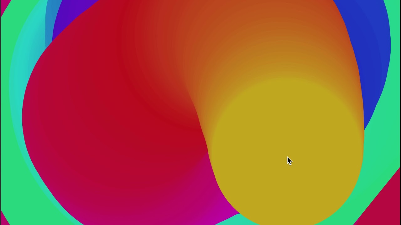 satisfying gradient with p5js