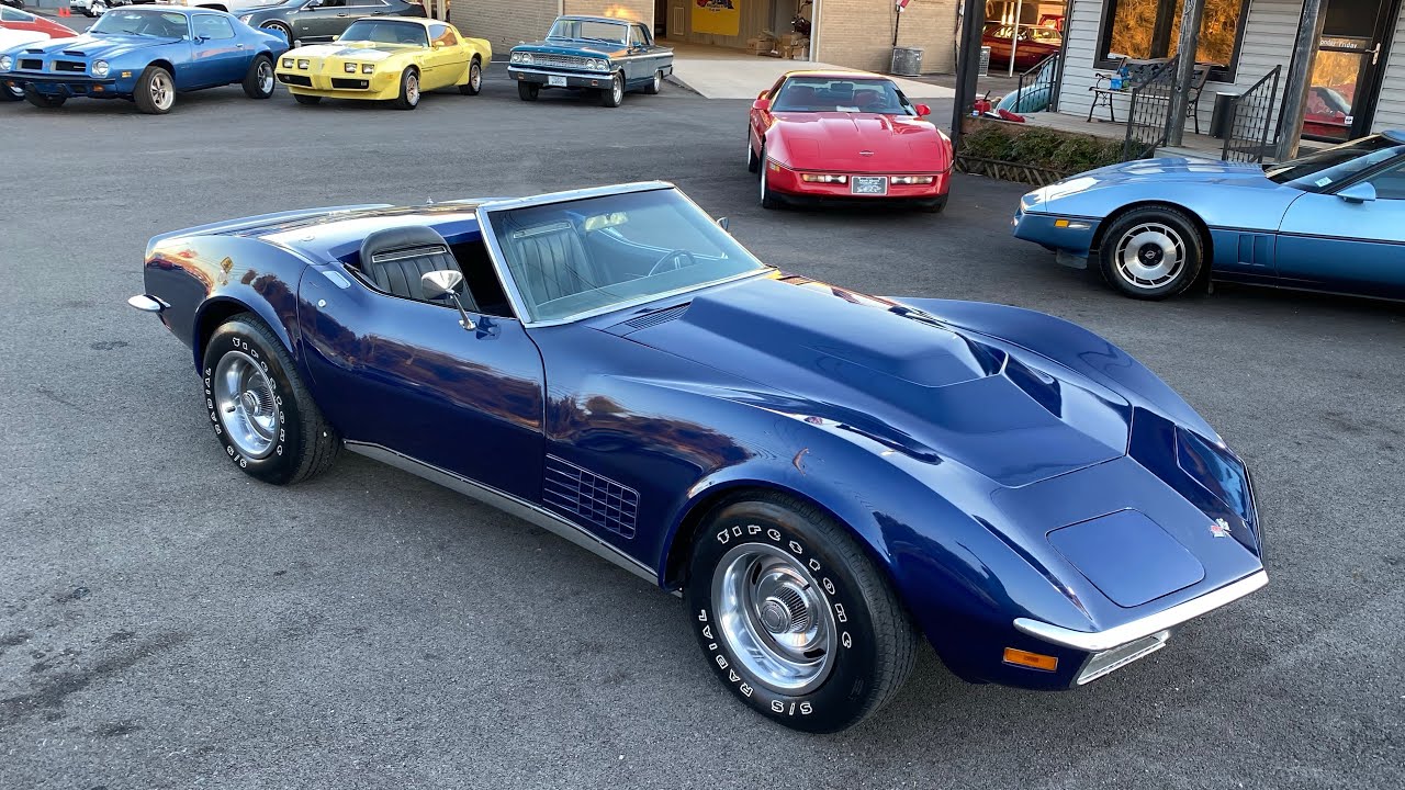 Test Drive 1971 Chevrolet Corvette Convertible SOLD $29,900 Maple Motors #1474