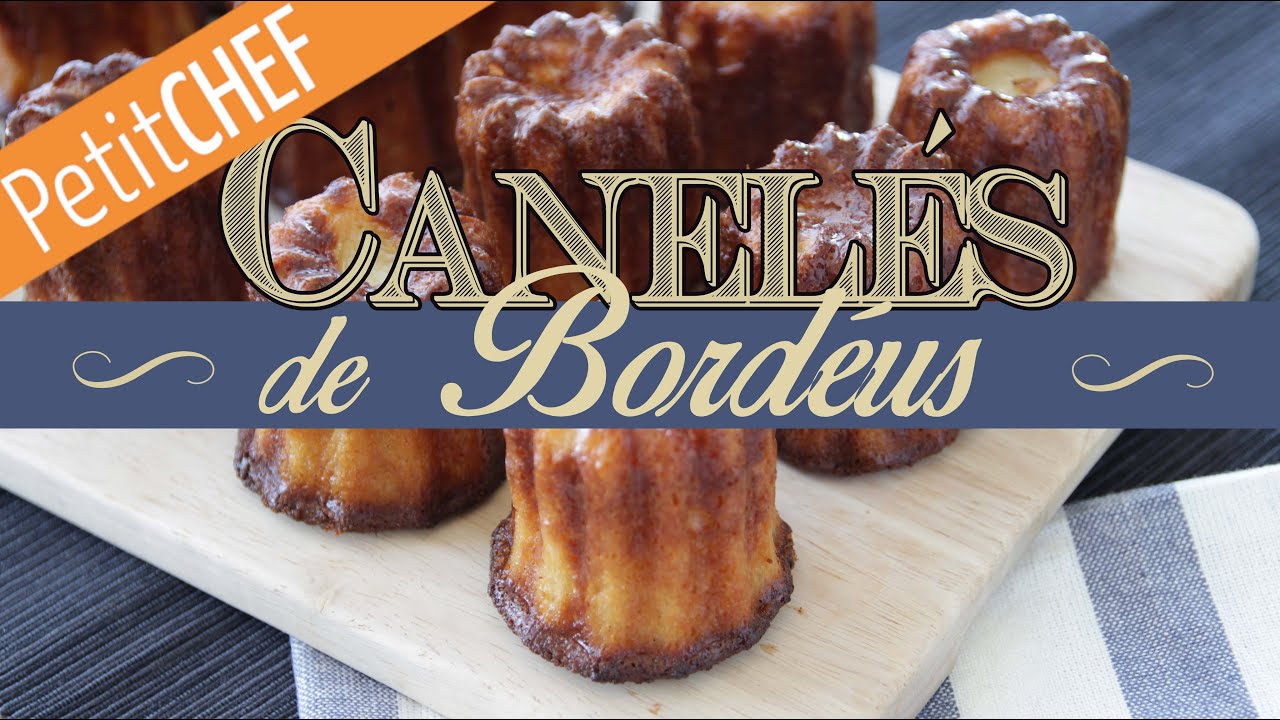 Canelés de Bordéus - receita francesa