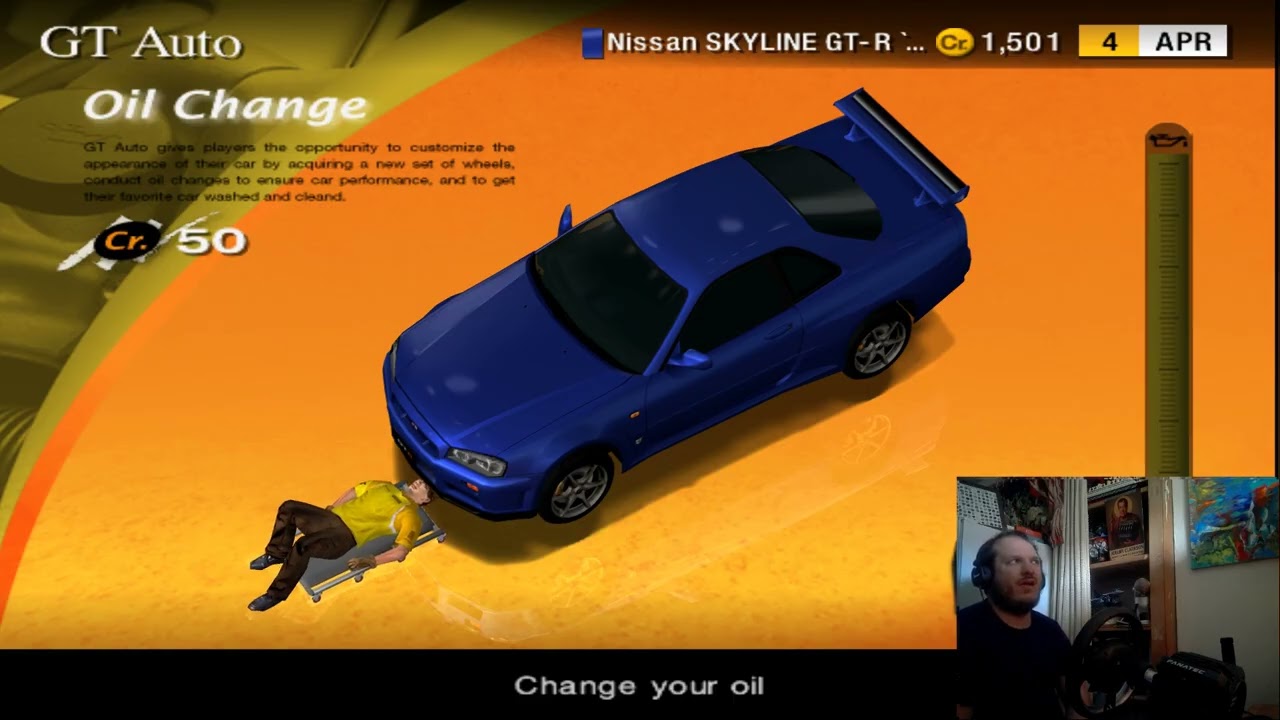 GT4 starting new carreer with OP car thx to GT3 (Nissan Skyline R34 99' Bay Side Blue) 4wd challenge