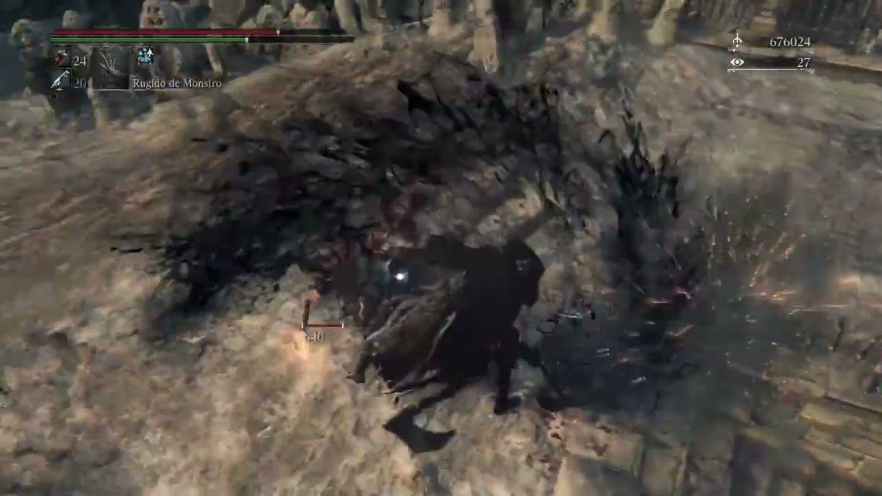 Bloodborne Blood-Drunk Hunter Rampage(Beasthunter Saif)