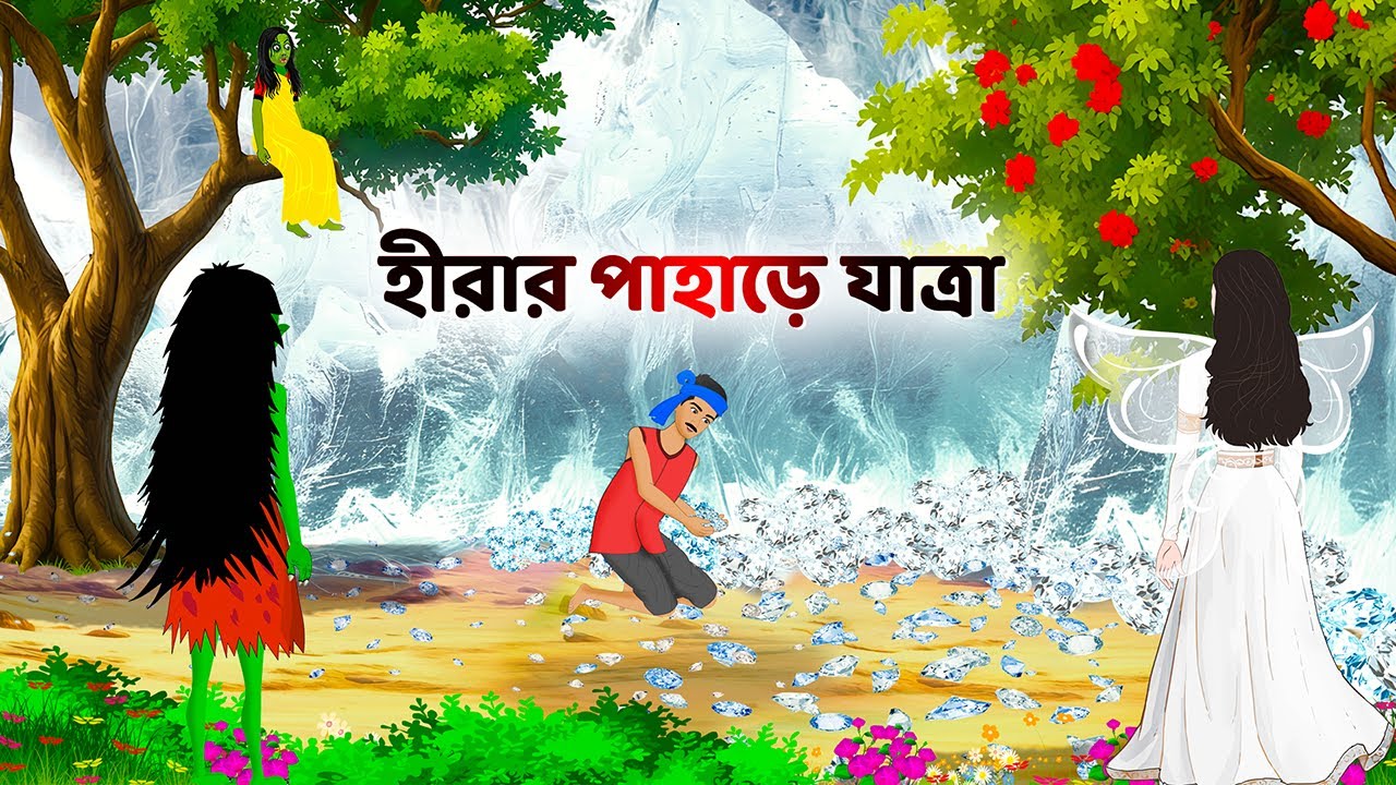 হীরার পাহাড়ে যাত্রা | Rupkothar Bangla Golpo | Bengali Moral Stories Cartoon | Story Bird