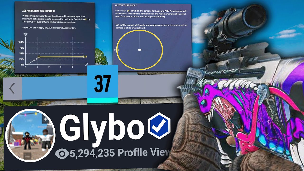 I Used Glybo's NEW NO RECOIL Sensitivity in Rainbow Six Siege
