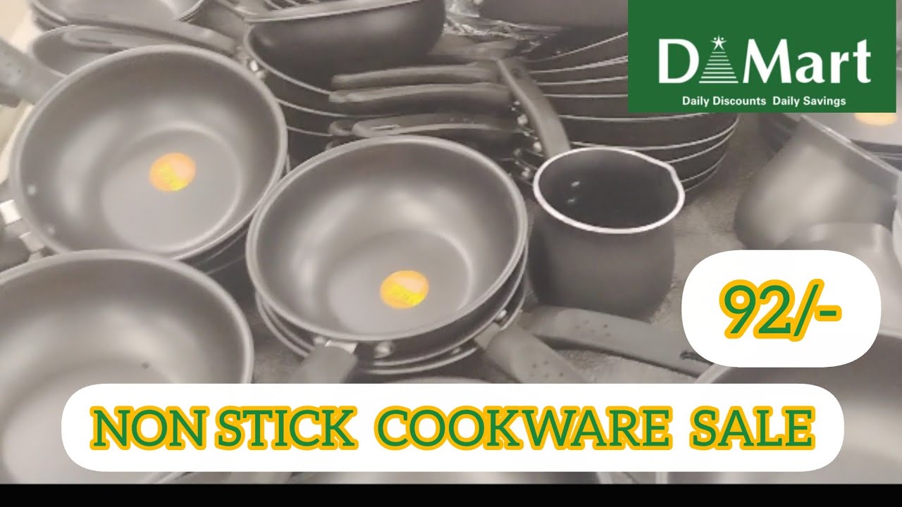 D-MART NON STICK COOKWARE SALE /CLEARANCE SALE /DMART NAVI MUMBAI 