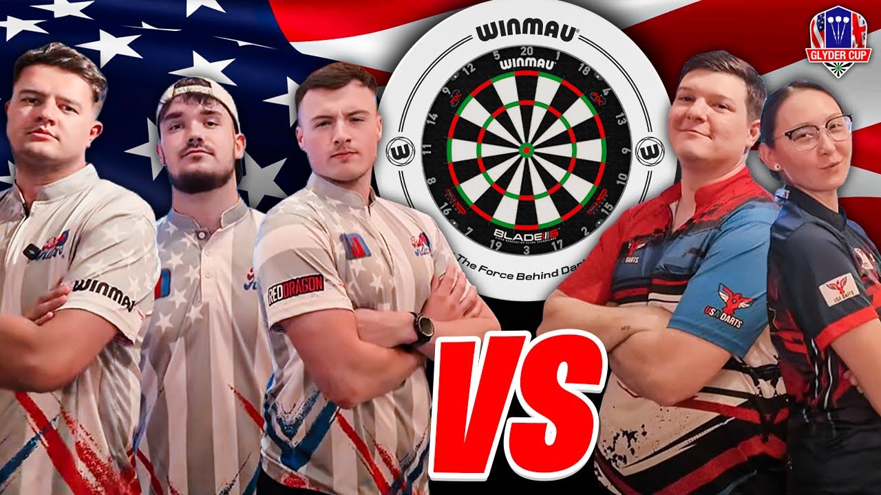 Великобритания против США: возвращение дартса. Величайшее соперничество | GLYDER CUP II