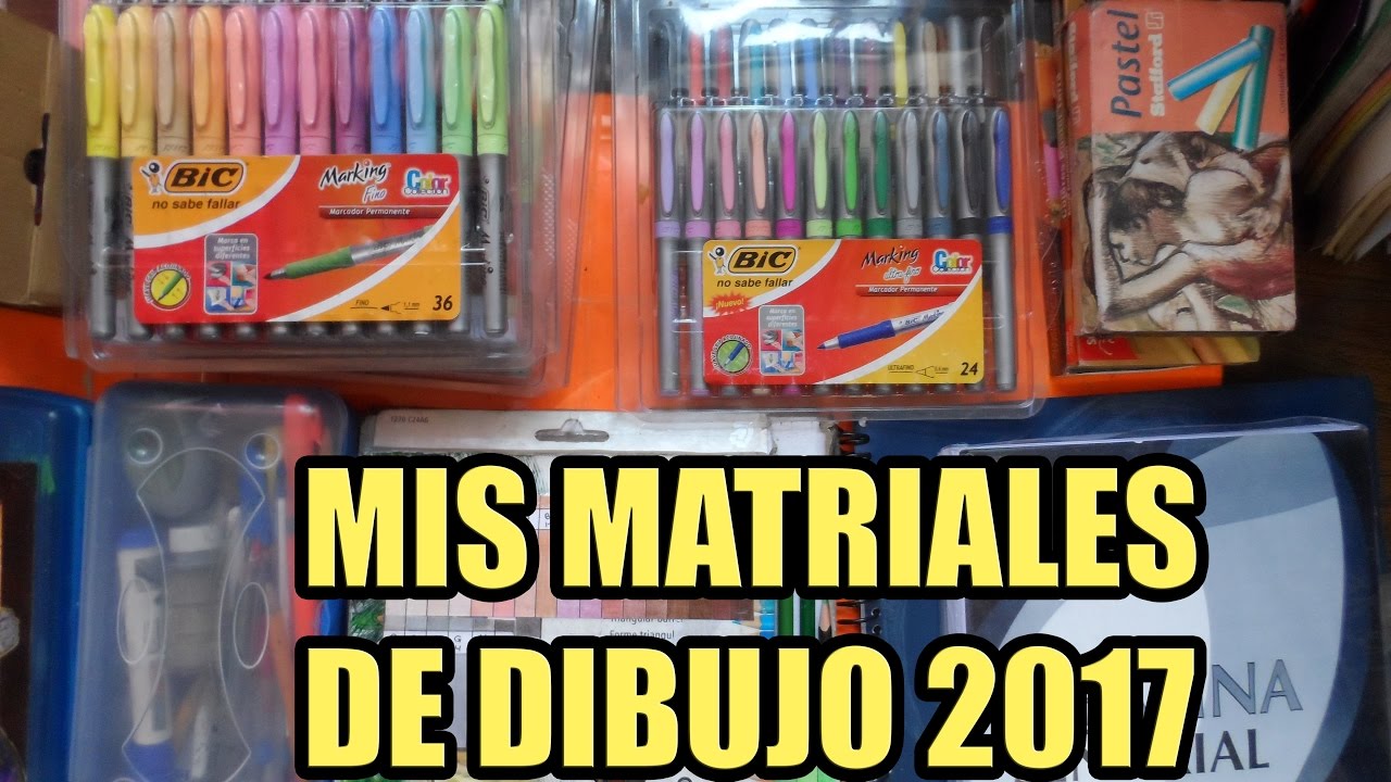 Mis Materiales de Dibujo 2017 GACSDRAW