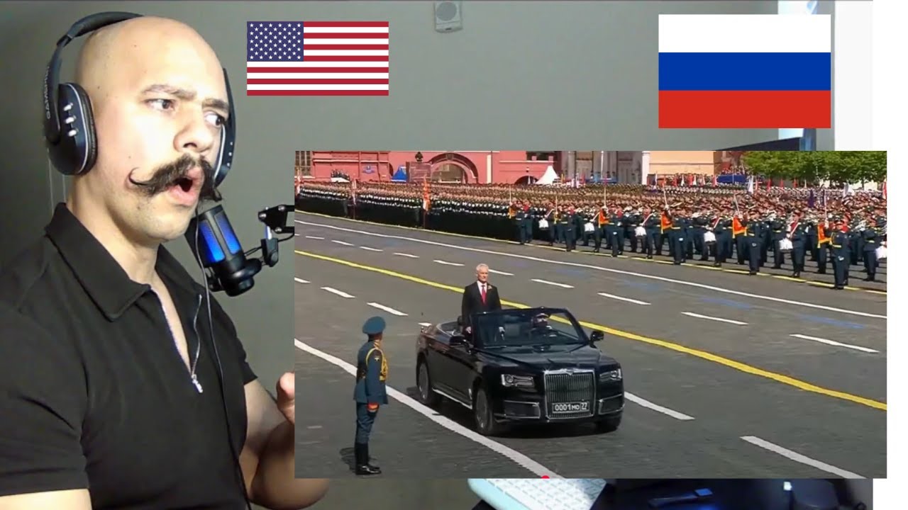 (Русские субтитры) Американская реакция Парад Победы в России 2025 Часть 4