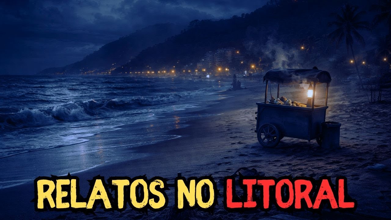 3 RELATOS SOBRENATURAIS NO LITORAL - História de terror